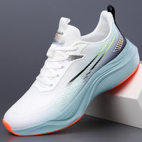 Men's Breathable Mesh Running Shoes Lightweight Non-Slip Outdoor Casual Sneakers
