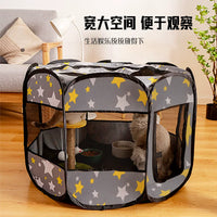 Pet Birthing Tent Enclosed Cat Dog Whelping Box with Mat for Pregnancy and Nursing