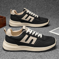 Men's Summer Breathable Mesh Casual Running Shoes Thick Sole