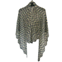 Fashion Vintage Knitted Shawl Lightweight Breathable Sun Protection Cardigan