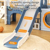 Yayakids Indoor Kids Slide and Climbing Playset with Pirate Ship