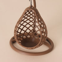 Dollhouse Miniature Hanging Basket Chair Model for DIY Sand Table Architecture