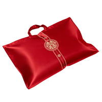 Wedding Quilt and Clothing Storage Bag, Large Capacity Thickened Red Festive Packaging