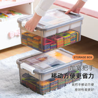 Xitianlong Stackable Plastic Storage Bins with Lids for Toys, Building Blocks, and Parts