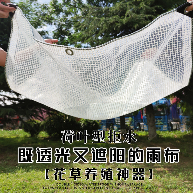 Heavy-Duty Transparent Waterproof Tarp for Outdoor Protection