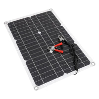 Portable Monocrystalline Solar Panel with Dual USB Output for Outdoor Emergency Power