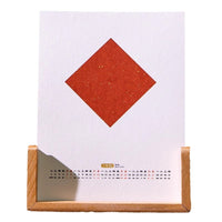 2026 Year of the Horse Batik Calendar Desk Calendar with Blank Calligraphy Paper