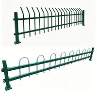 Galvanized Steel Lawn Fence for Garden and Park Landscaping