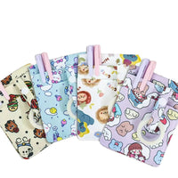 Cute Cartoon Nurse Pen Pouch with Flip Cover, Large Capacity Doctor Chest Pocket Pen Holder, Leak-Proof Pen Sleeve Clip