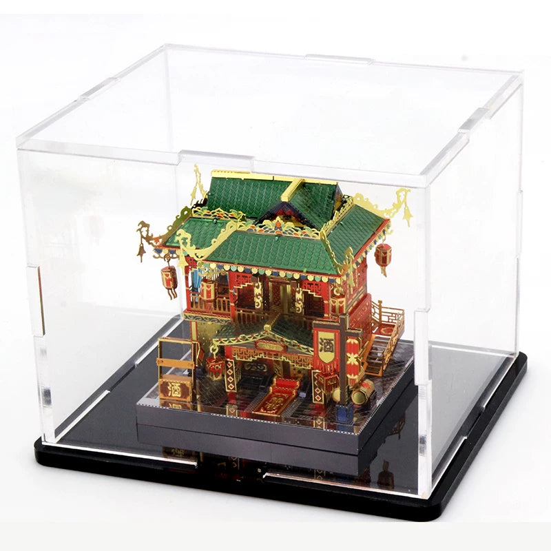 Acrylic Display Case for Collectibles, Action Figures, and Models - Dustproof Showcase Box