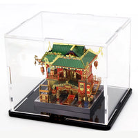 Acrylic Display Case for Collectibles, Action Figures, and Models - Dustproof Showcase Box