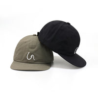 Japanese Style Embroidered Quick-Dry Baseball Cap with Soft Brim for Outdoor Activities