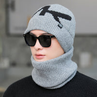 Men's Winter Knit Beanie Hat with Fleece Lining, Warm Cycling Cold Weather Cap