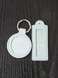 Customizable Acrylic Keychain with Name Tag Holder for Couples, Military-themed Gift
