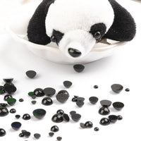 DIY Flatback Animal Eyes for Crafts, Dolls, Hairpins, and Accessories