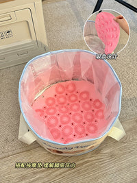 Foldable Foot Bath Basin with Lid, Portable Insulated Foot Soaking Tub for Travel and Home Use, Calf-High Design