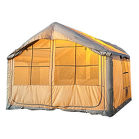 Inflatable Outdoor Camping Tent, Portable, Windproof, Rainproof, Large Space