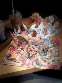 Butterfly Pop-Up Book, DIY Creative Handmade Gift for Girls, Best Friends, Girlfriends, Couples