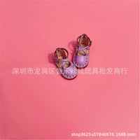 OB11 OB24 Doll Shoes Miniature PU Leather Shoes for BJD Dolls