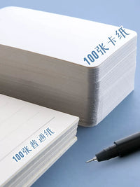 Mini Portable Ring Binder Notebook for Vocabulary Learning and Notes
