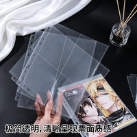 A5 Vertical 2-Pocket PP Card Pages for Tickets & Collectibles, Single Layer Thick 10-Mil Card Sleeves