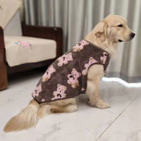 Pet Plush Warm Winter Coat for Small to Large Dogs and Cats