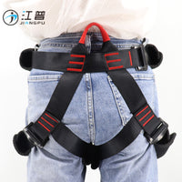 Jiangpu Yoga Half-Body Sit Harness for Rock Climbing and Rescue Operations