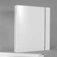 A4 Frosted PP 4-Ring Binder for Collectibles, Cards, and Documents
