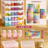 DIY Fuse Bead Kit for Girls - Creative Craft Set with Iron Refill Beads