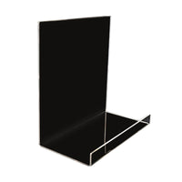 Acrylic Transparent L-Shaped Bookends Desktop Book Organizer for Library Bookstore