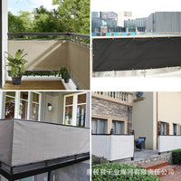 Oxford Cloth Balcony Privacy Screen Fence Cover for Patio Deck