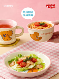 eteecy x Youdian Taoqi Hand-Painted Ceramic Mug with Pingu Design