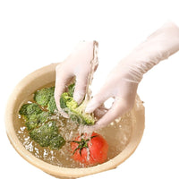 Reusable Food Grade Nitrile Gloves - Thickened Waterproof Dispenser Pack