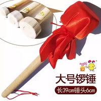 Beechwood Handle Felt Gong Mallet for School Performances and Percussion