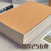 Vintage Kraft Paper Notebooks A5/B5 Lined/Blank Pages for Students