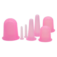 Portable Silicone Cupping Set for Home Use - Vacuum Suction Cups for Dampness Removal and Meridian Health