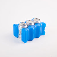 Ice Brick Double-Sided Wave Blue 600ml Ice Pack for Refrigeration, Breast Milk Preservation, Food Cooling, Water Injection Ice Board