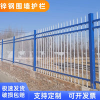 Zinc Steel Fence Panel for Garden, School, Villa, and Outdoor Security