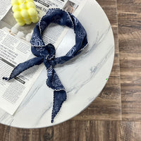 Korean Style Soft Square Scarf for Women - Travel Sun Protection, Head Wrap, Decorative Necktie, Hair Tie