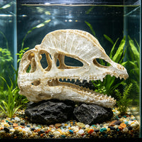 Aquarium Resin Skull Ornament for Fish Tank and Reptile Hideout