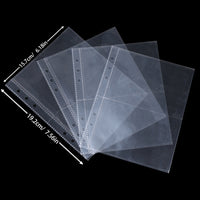 A4/A5 Clear PP Thickened Loose-Leaf Pages for Postcard & Card Storage