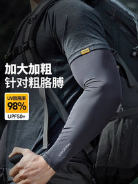 Men's UV Protection Cooling Arm Sleeves for Summer Driving