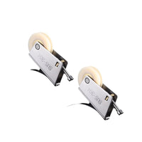Sliding Door Rollers for Wardrobe, Cabinet, Glass Doors - Bottom Wheels and Guide Rails