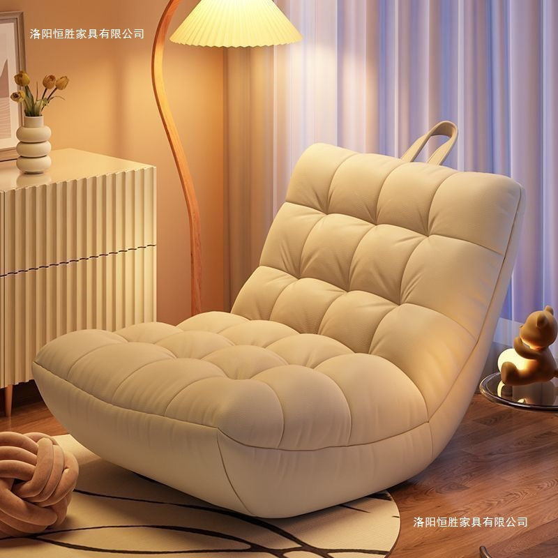Single Lazy Sofa Chair Tatami Caterpillar Bean Bag for Living Room Bedroom Balcony