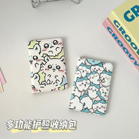 Chiikawa Cartoon Passport Holder Travel Document Organizer for Women