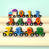 Magnetic Wooden Alphabet Train Set for Toddlers, Educational Learning Toy for 1-3 Year Olds