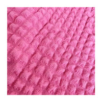 Seersucker Textured Wrinkled Fabric for Sofa and Chair Covers, Solid Color Stretch Bubble Grid Material