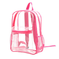 Transparent PVC Waterproof Backpack Large Capacity Student School Bag for Men and Women