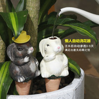 Self-Watering Terracotta Plant Spikes for Potted Plants - Automatic Drip Irrigation System