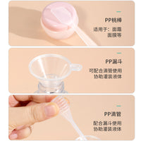Travel Lotion Dispenser Bottle Set - Squeezable PE Empty Bottles for Shampoo and Cosmetics